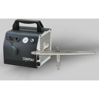 Airbrush-Set Ultra + AC-27 inkl. Reinigungsstation, Düsenreinigungsset, Schlauch und Schnellkupplung