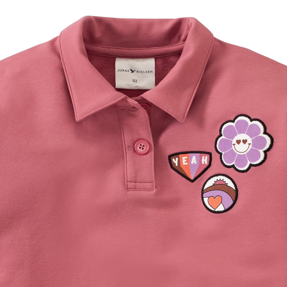 Mädchen Sweatshirt mit Applikationen