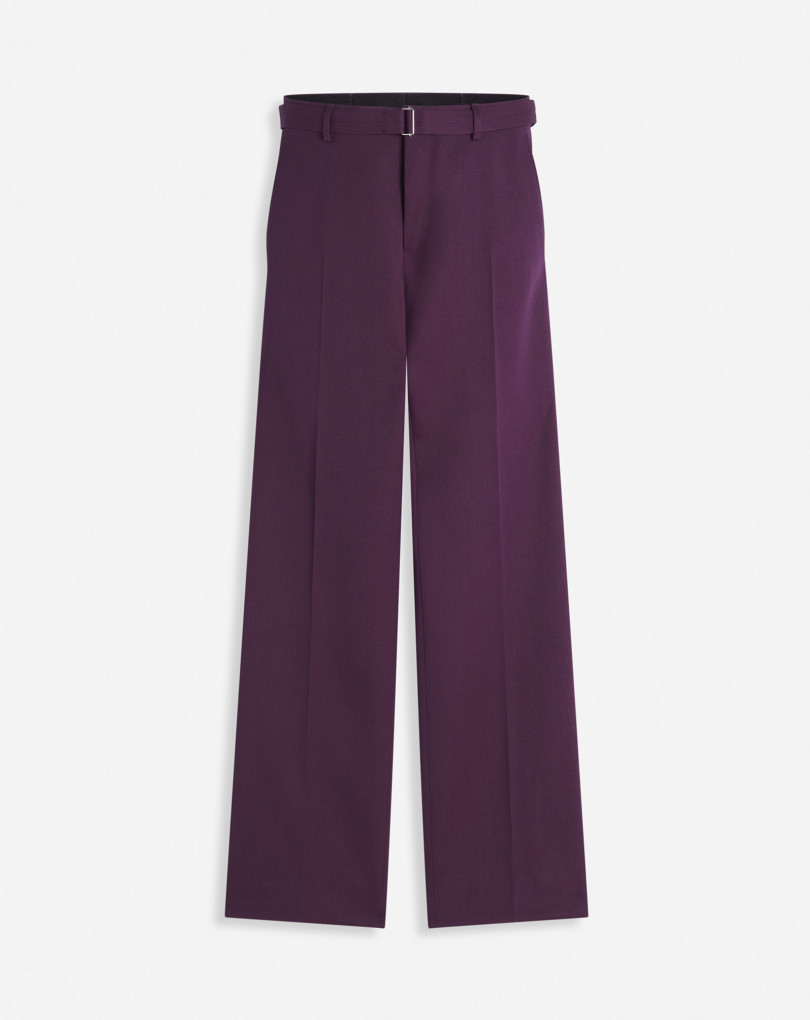 PANTALON DROIT FENDU