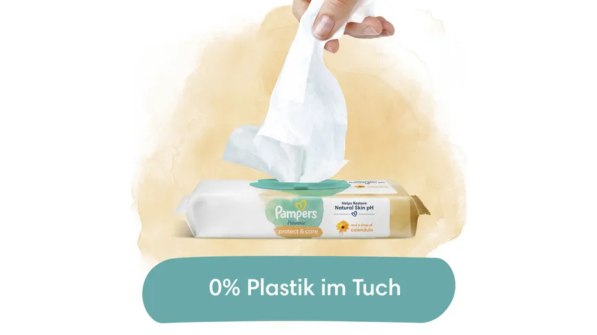 Pampers Harmonie Feuchttücher Protect & Care Calendula