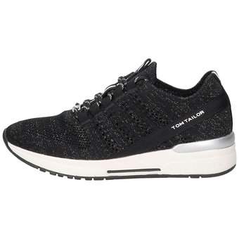 Tom Tailor Sneaker in schwarz