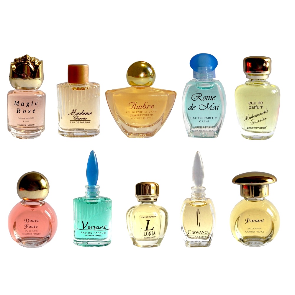 Charrier LES PARFUMS DE FRANCE Coffret de 10 miniatures d'Eaux de Parfum