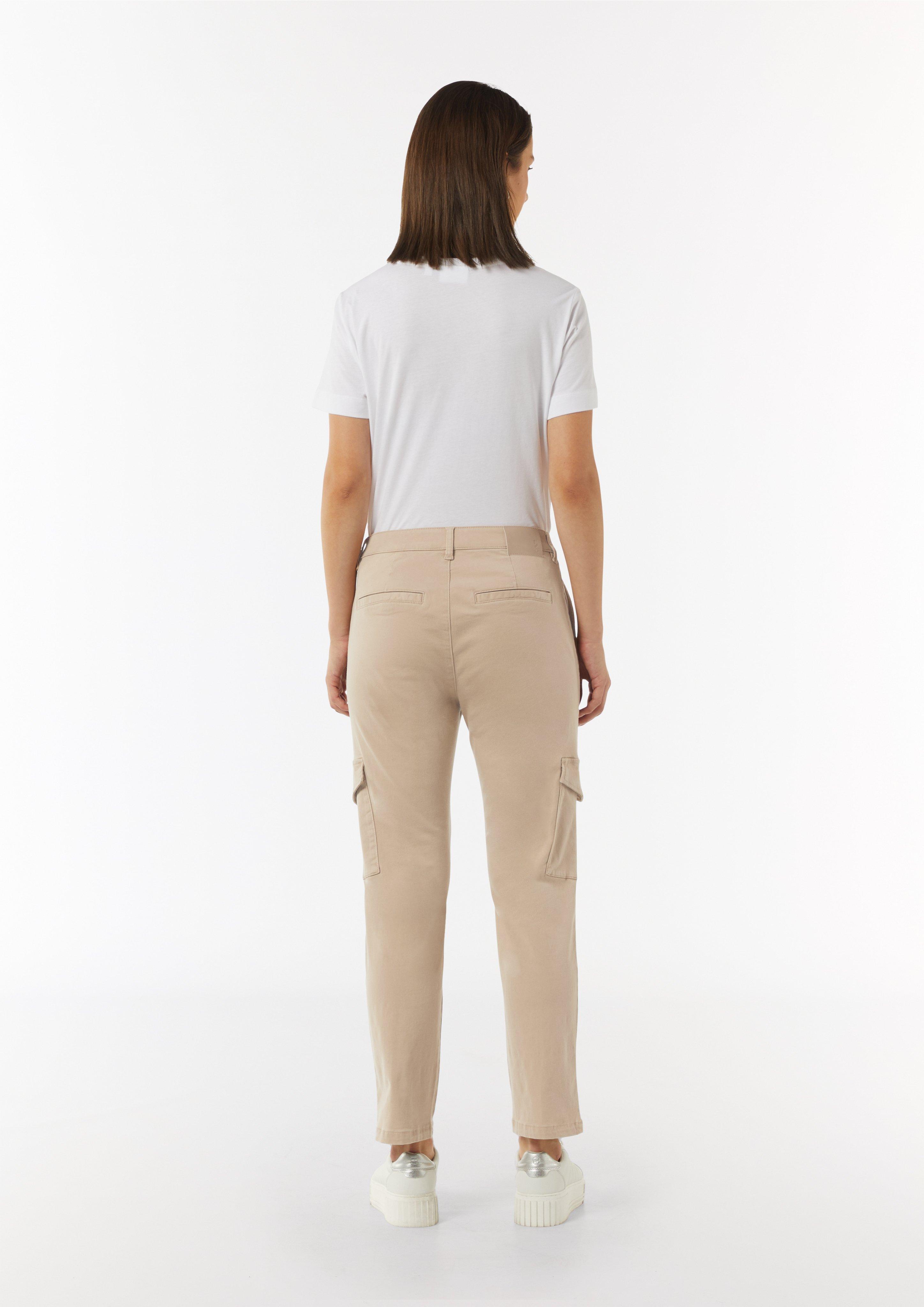 Cargohose mit schmal zulaufendem Bein - sandstein