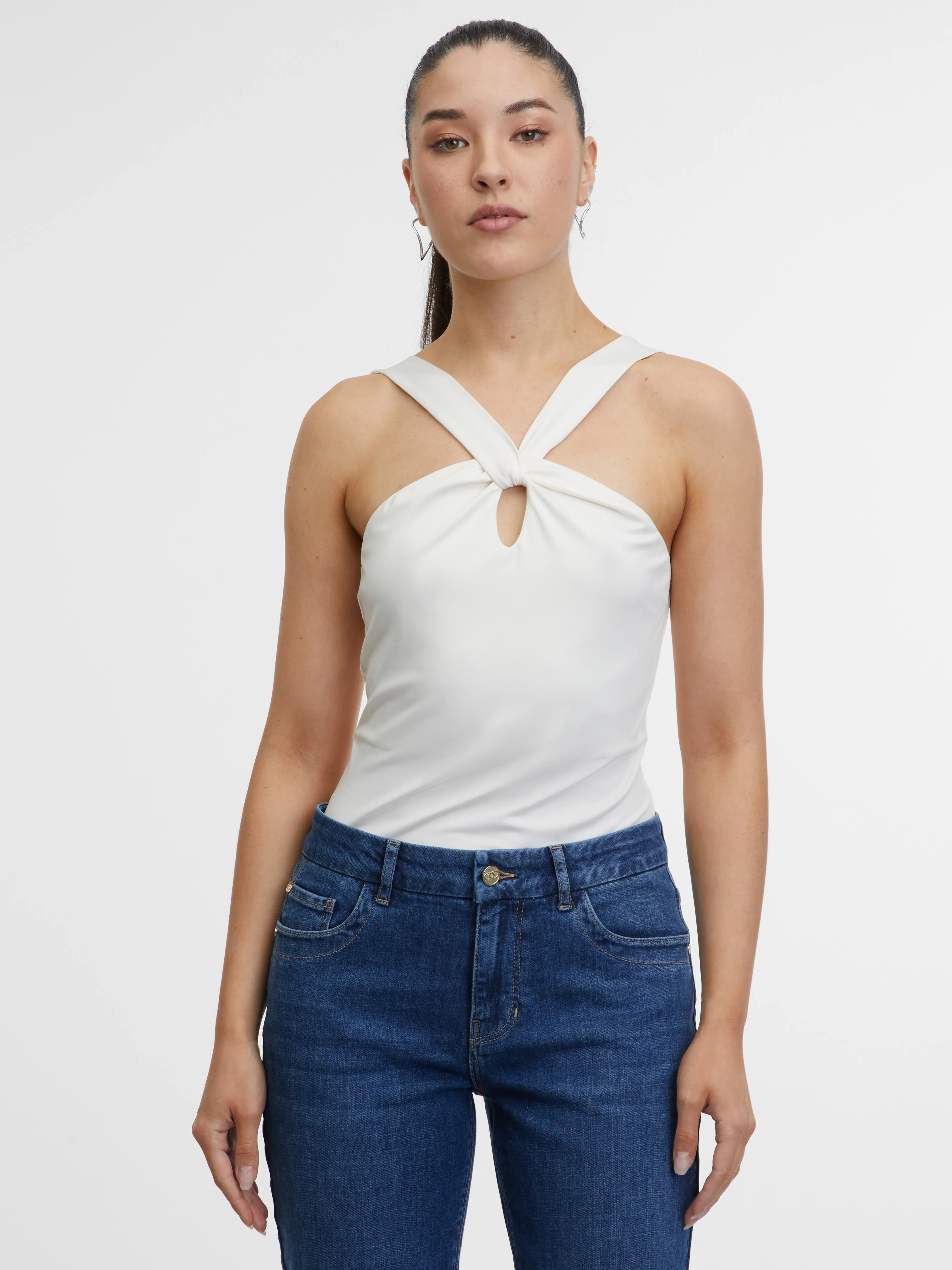 Cremefarbenes Damen-Top ORSAY
