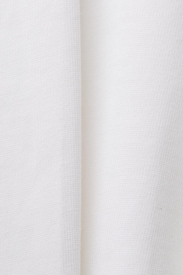 Verkürztes T-Shirt mit Rundhalsausschnitt