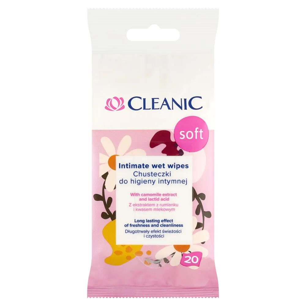 Cleanic меке марамице за интимну хигијену 20 ком.