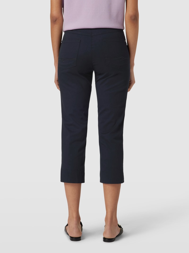Hose im 5-Pocket-Design Modell 'CORA' in marineblau