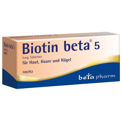 BIOTIN BETA 5 Tabletten  100 St  Tabletten