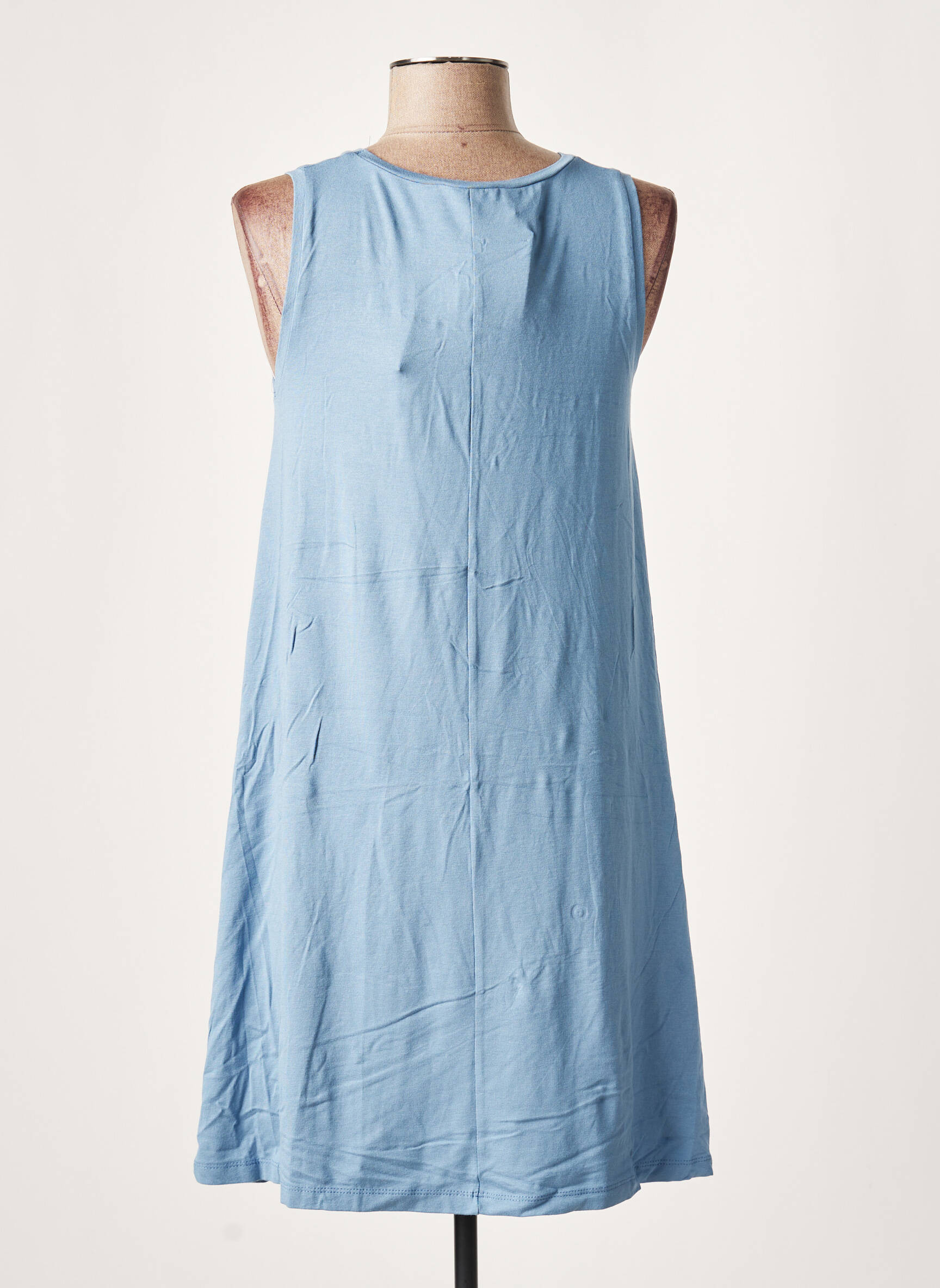 Ltb Tuniquesansmanche Femme couleur bleu