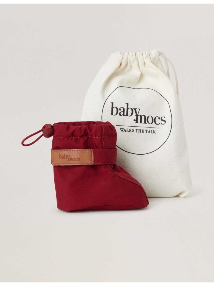 BabyMocs Schuhe Vegan in burgundy günstig kaufen