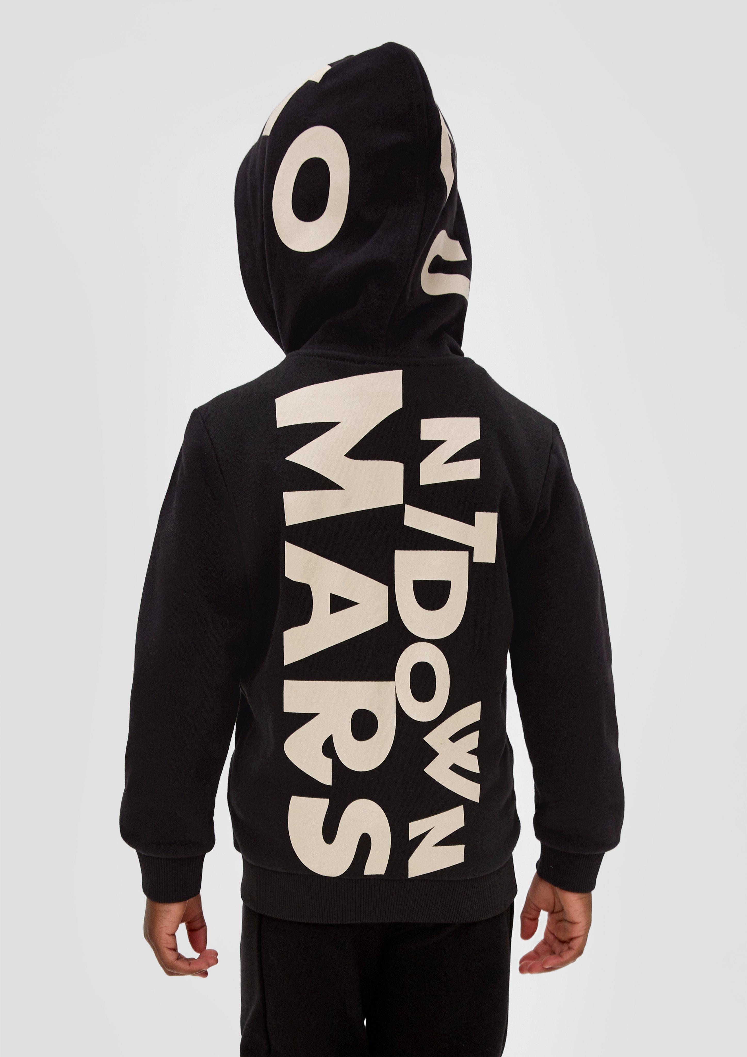 Sweatjacke mit großem Rückenprint  2137508-9999