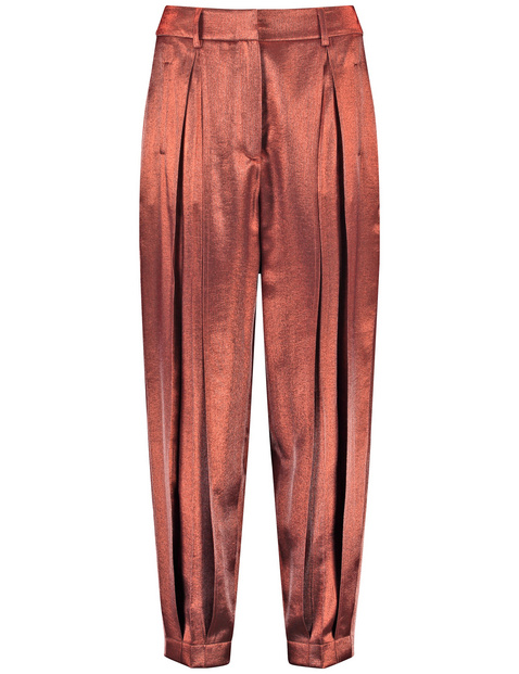 Glänzende Hose Balloon Fit
