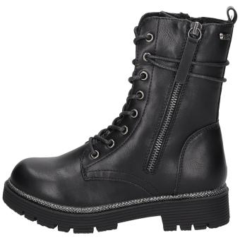 Barbarella Schnür Boots in schwarz
