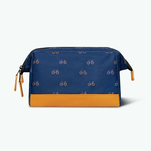 Rue du Temple navy blue toiletry bag