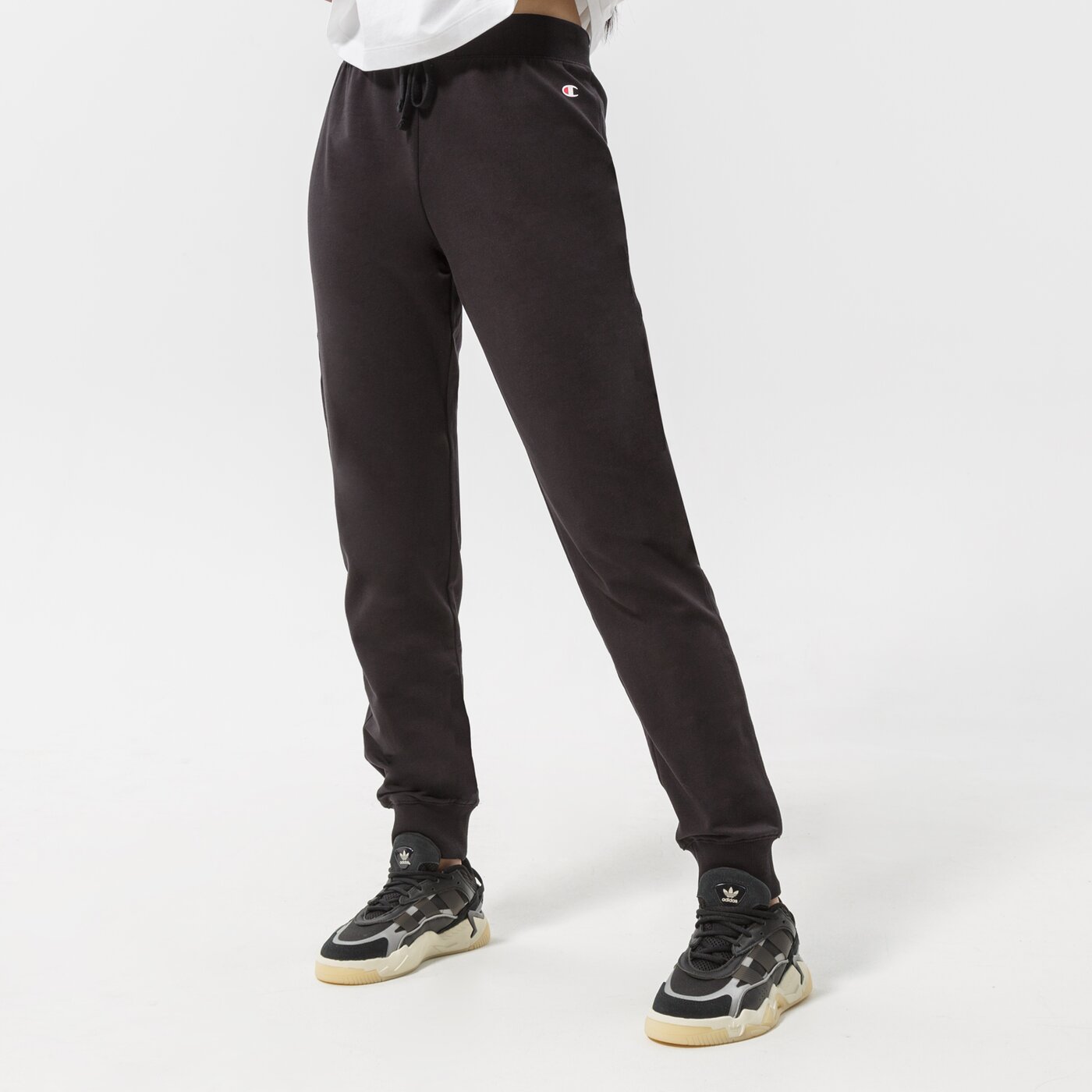 CHAMPION HOSE RIB CUFF PANTS Schwarz