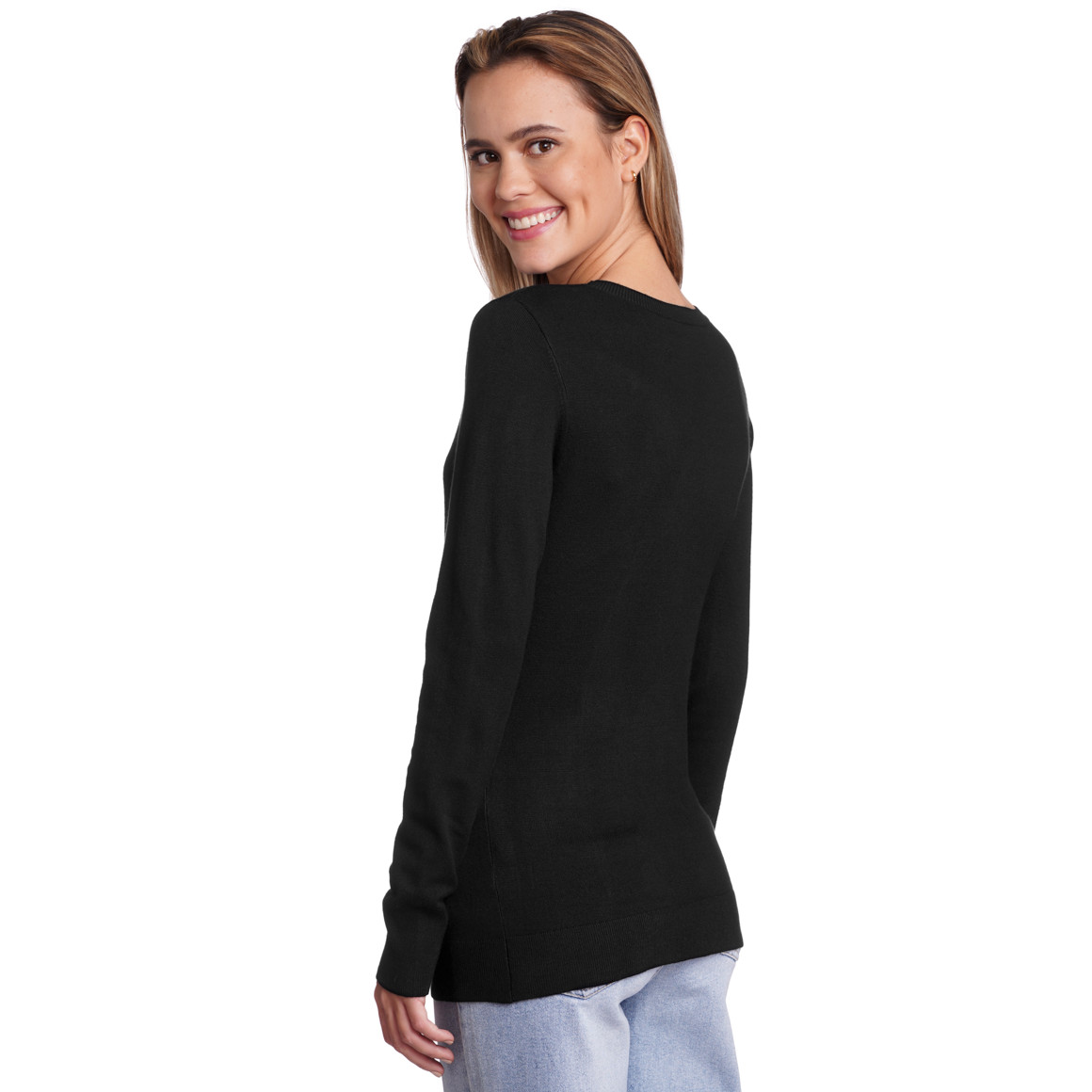 Damen Pullover aus Rippstrick