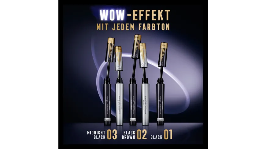 MAX FACTOR Masterpiece 2in1 Lash Wow Mascara 7 ml 03 - Midnight Black