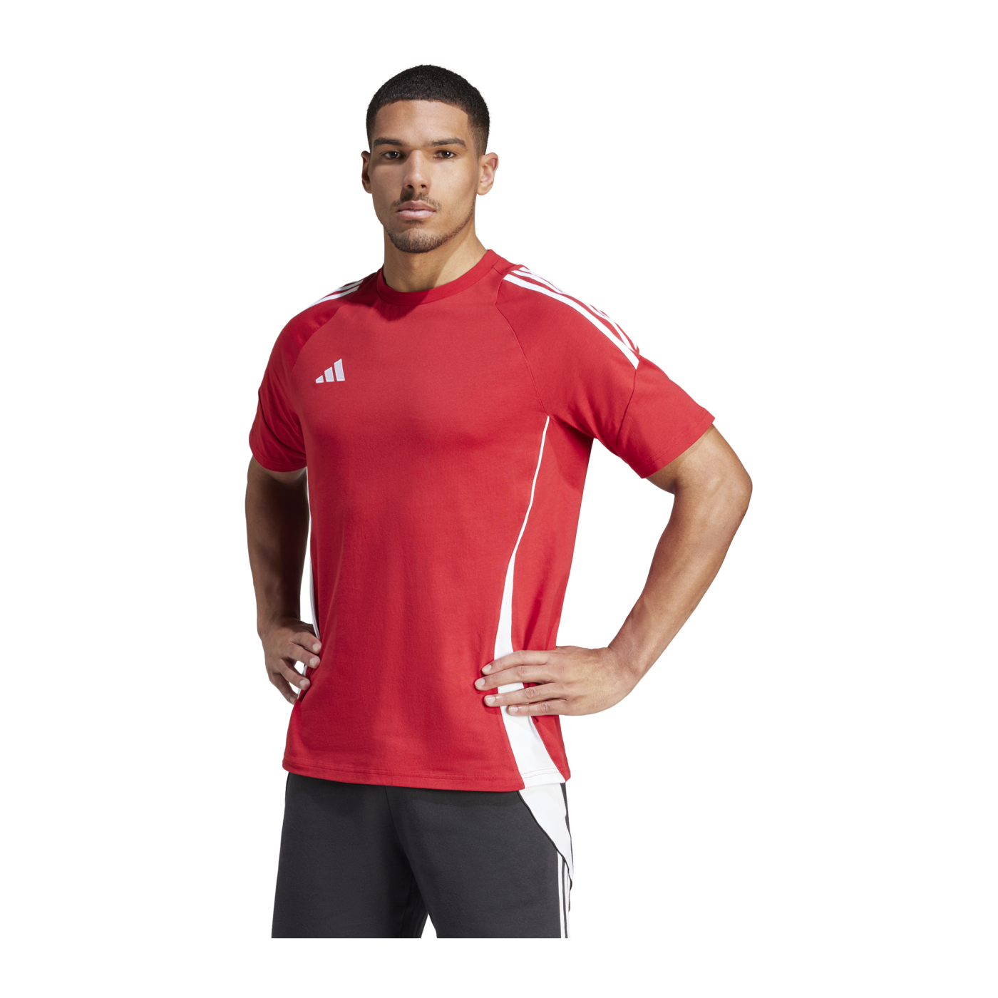 adidas Tiro 24 T-Shirt Rot Weiss