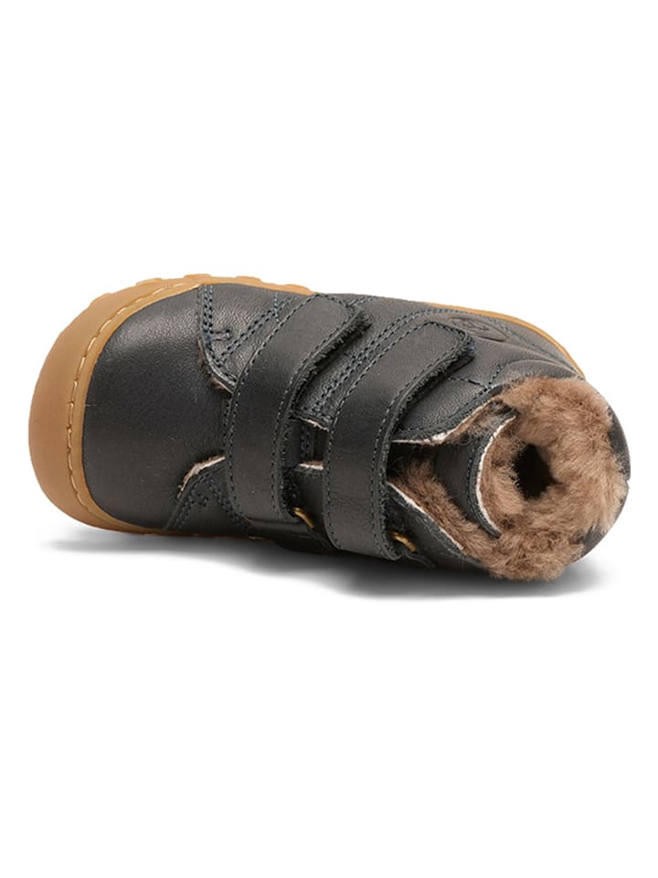 bisgaard Leder-Lauflernschuhe in Dunkelblau günstig kaufen