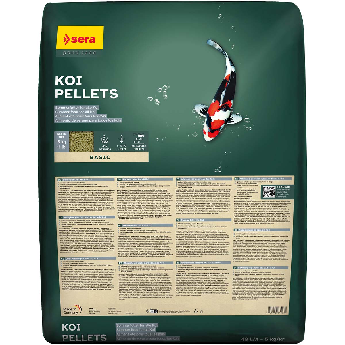 Sera KOI sticks energy plus Nature 40l kaufen
