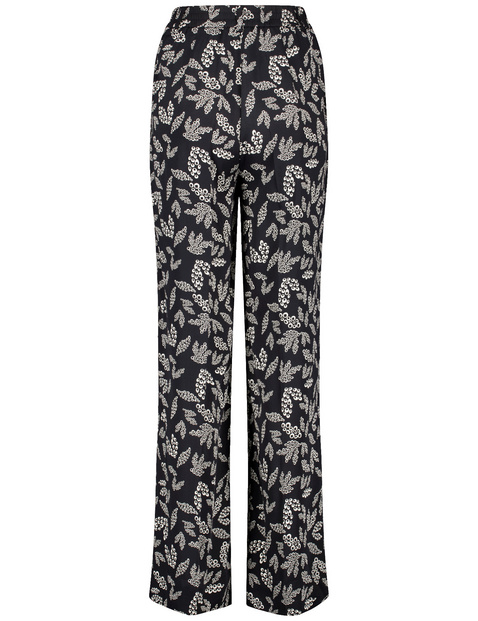 Weite Hose aus Satin Palazzo