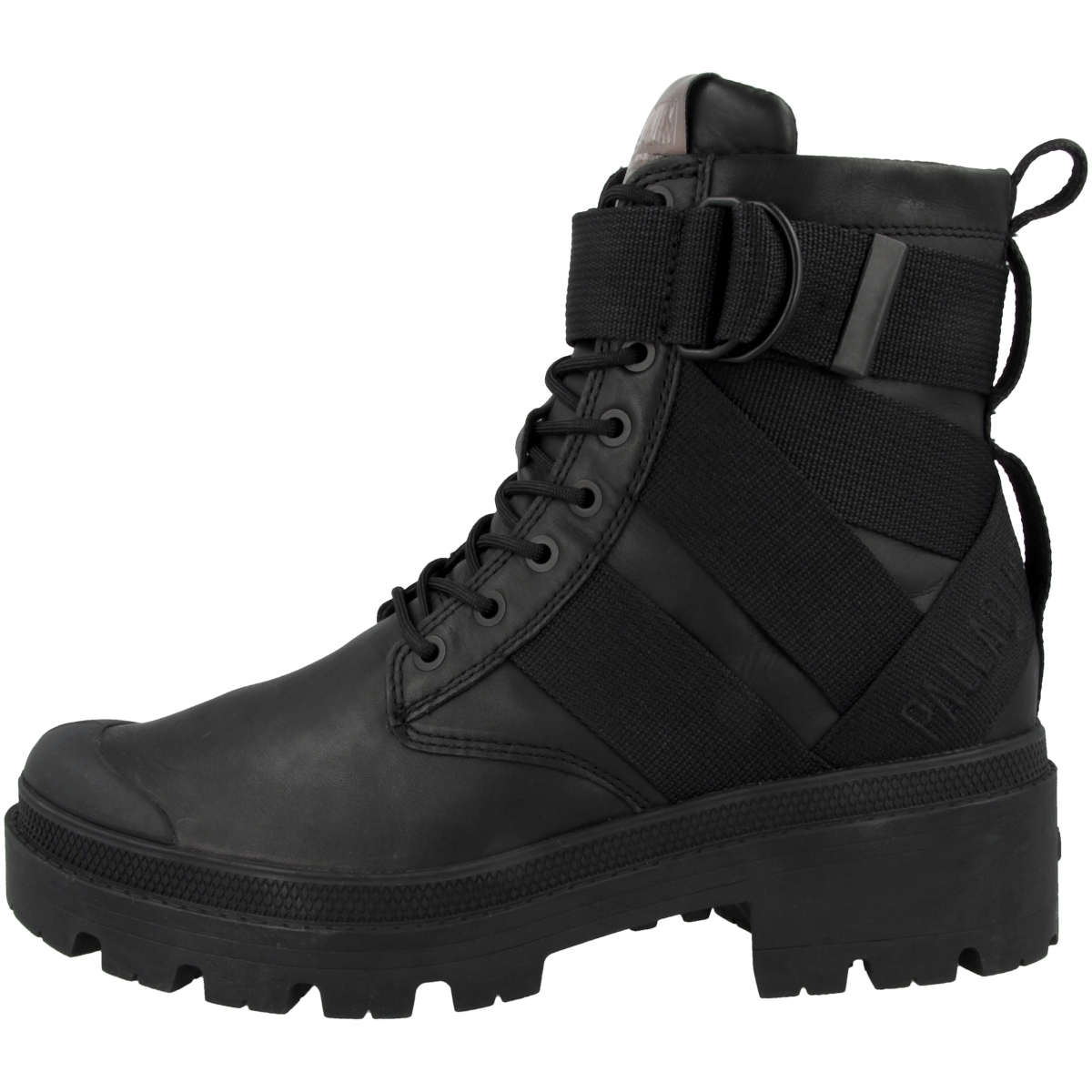 Palladium Pallabase Tact STR Leather Schnürboots schwarz