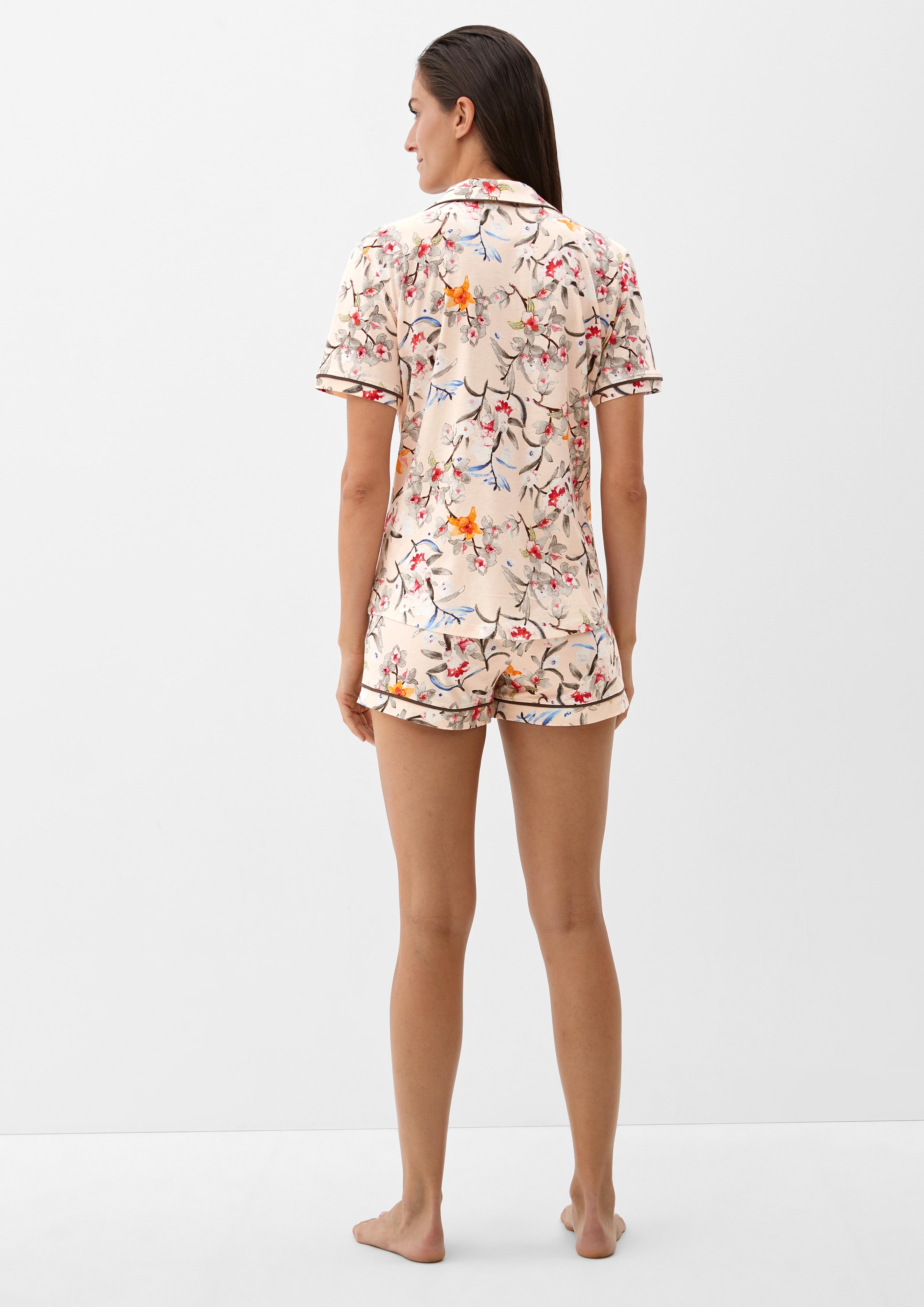 Kurzer Pyjama  6005423-4W58