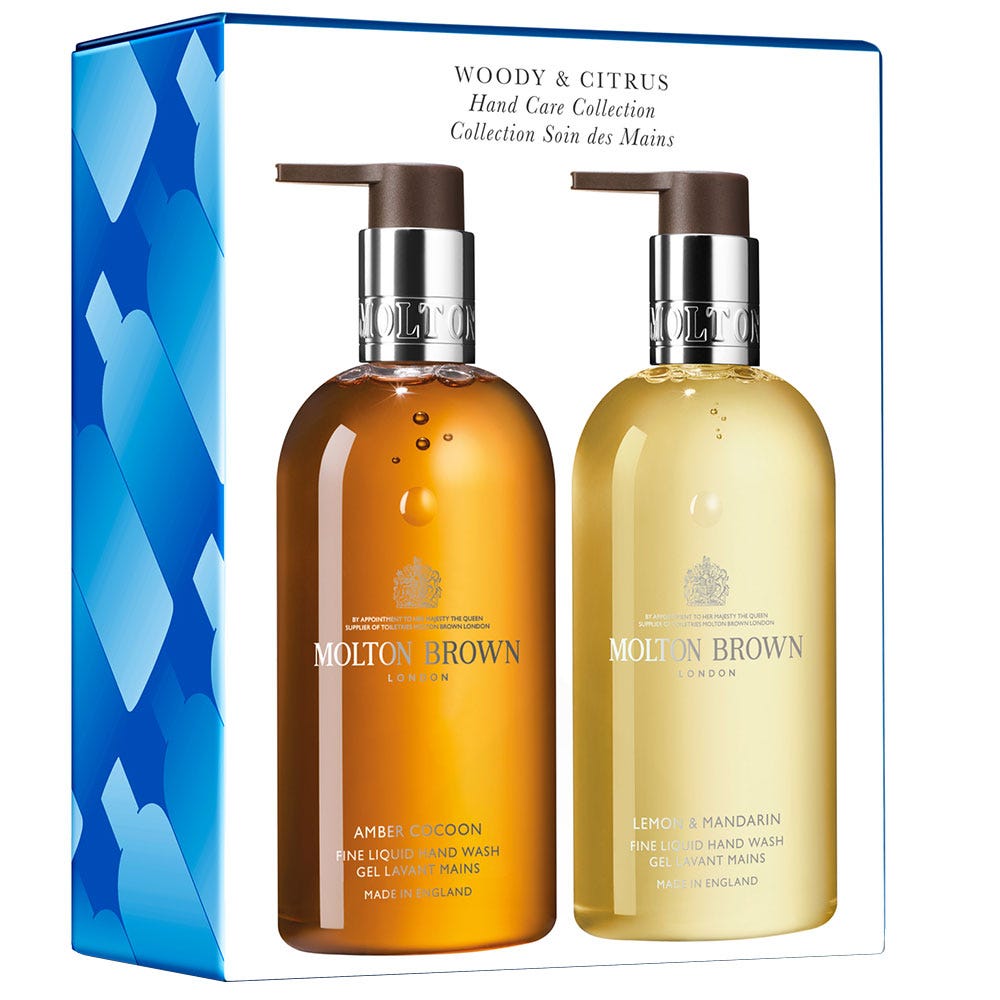 Molton Brown Woody & Citrus Handpflege Kollektion 2x300 ml