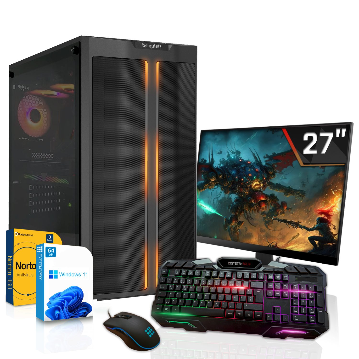 SYSTEMTREFF Gaming-PC-Komplettsystem (27