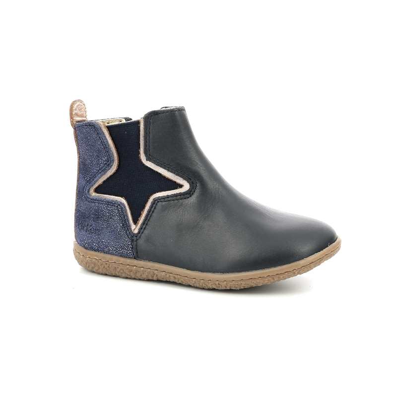 Boots cuir Vermillon