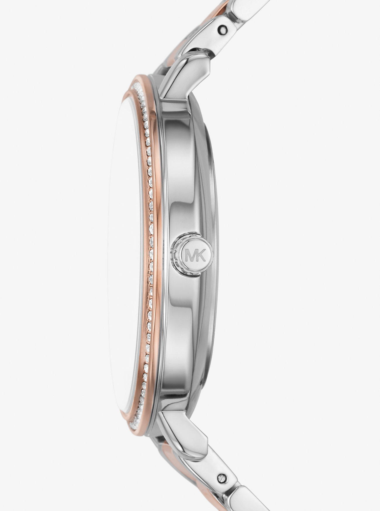 Pyper tofarget preget logoklokke – TWO TONE