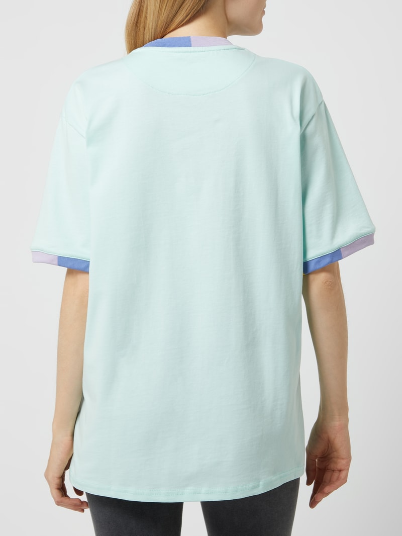 T-Shirt aus Baumwolle in mint