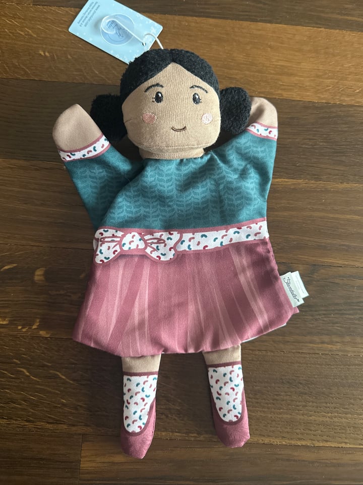 Sterntaler Handpuppe Bea Print in dunkeltürkis günstig kaufen onesize