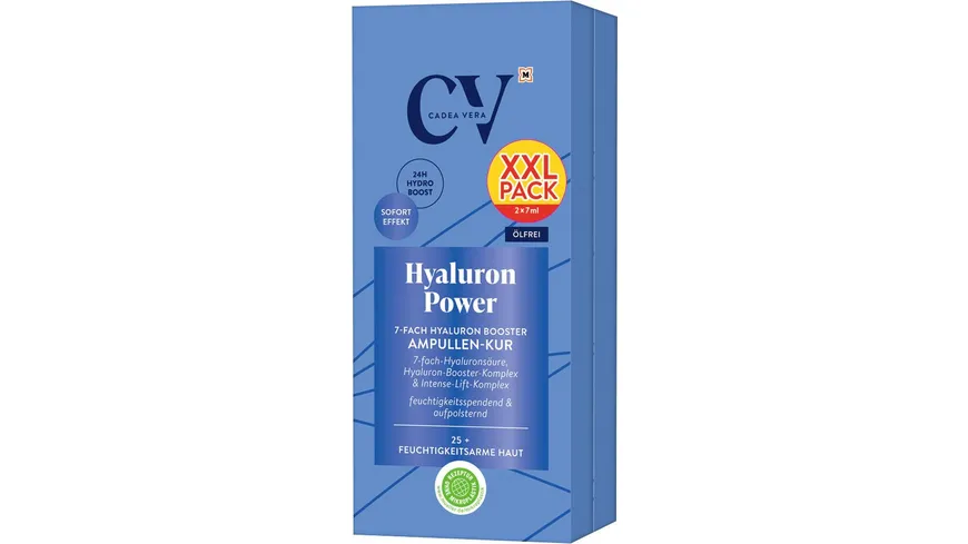 CV Hyaluron Power 7-Fach Hyaluron Ampullen-Kur Doppelpack 14 ml