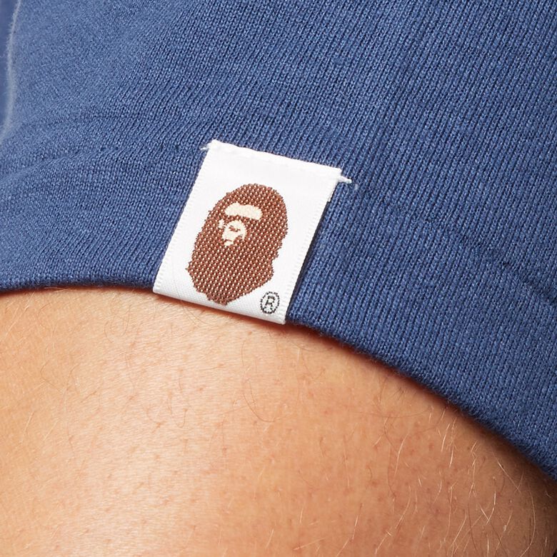 A Bathing Ape College Tee M C navy