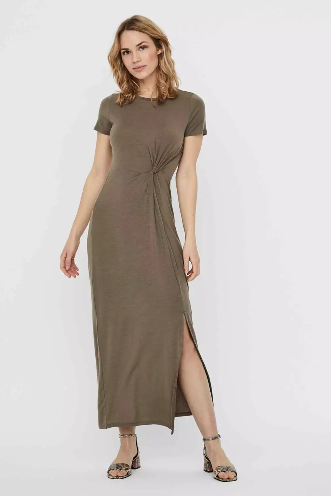 Vero Moda Robes Longues Femme couleur gris