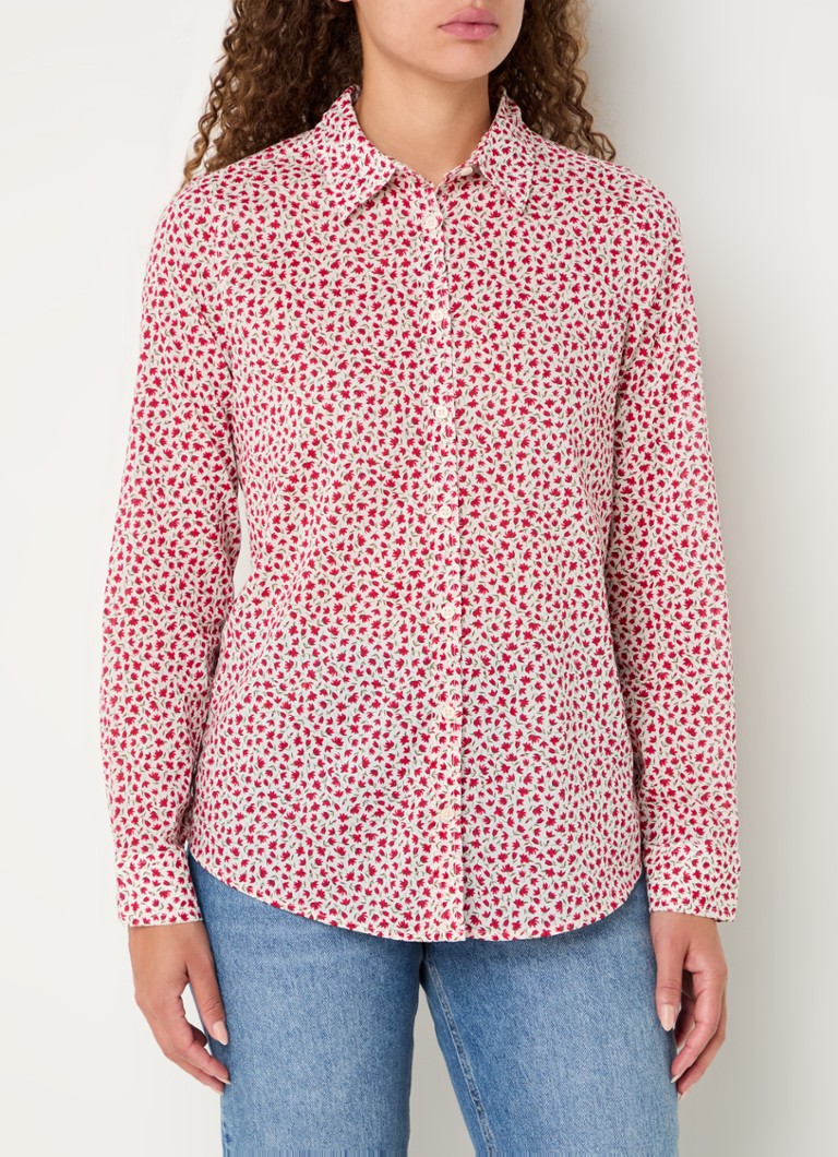 Benetton  Blouse met print en stretch