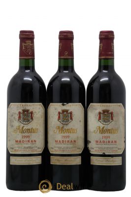 Madiran Château Montus-Prestige Alain Brumont  1999 - Lot de 3 Bouteilles