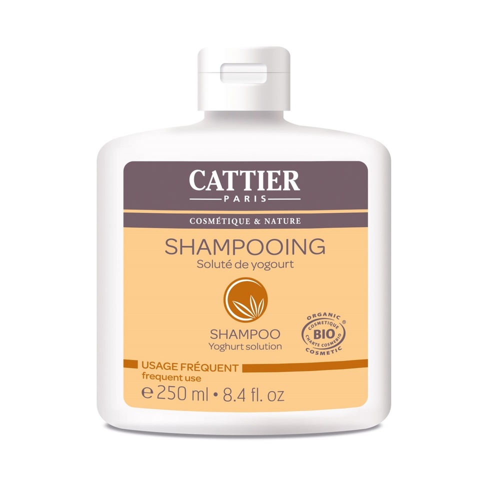 cattier Shampooing Soluté de Yogourt - Usage Fréquent - 250ml Produits Capillaires