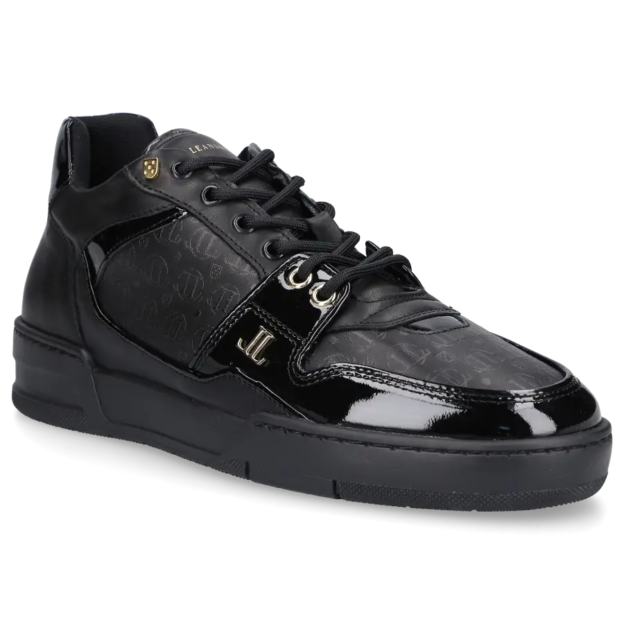 Leandro Lopes - Sneaker low JORDY V Kalbsleder - schwarz