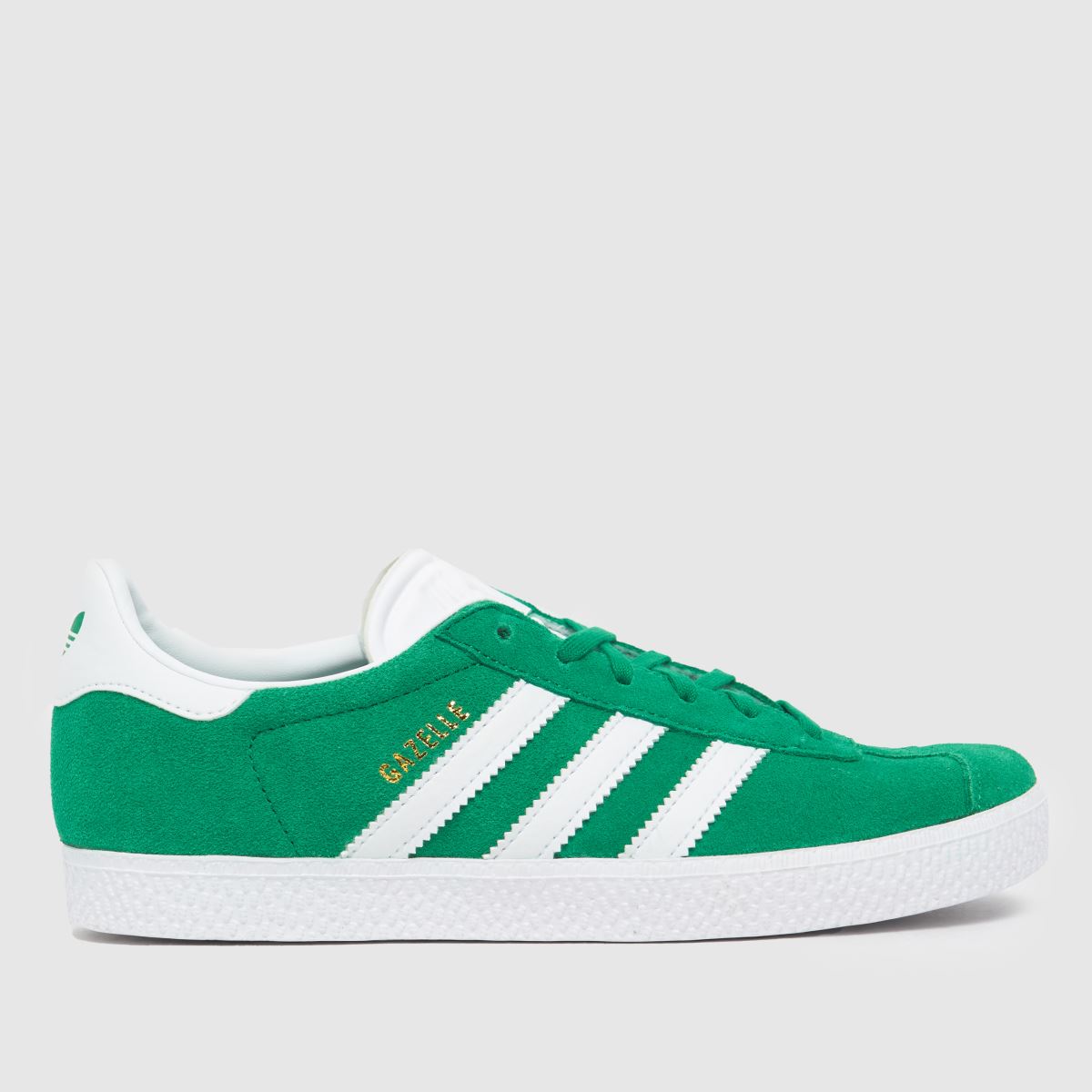 adidas gröna Gazelle Pojkar Ungdomsskor
