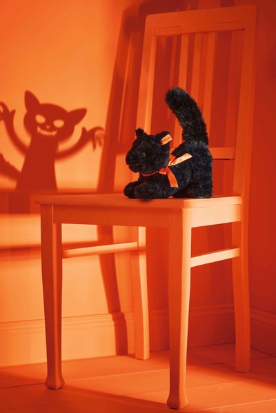 Spooky Katze, 22 cm, schwarz