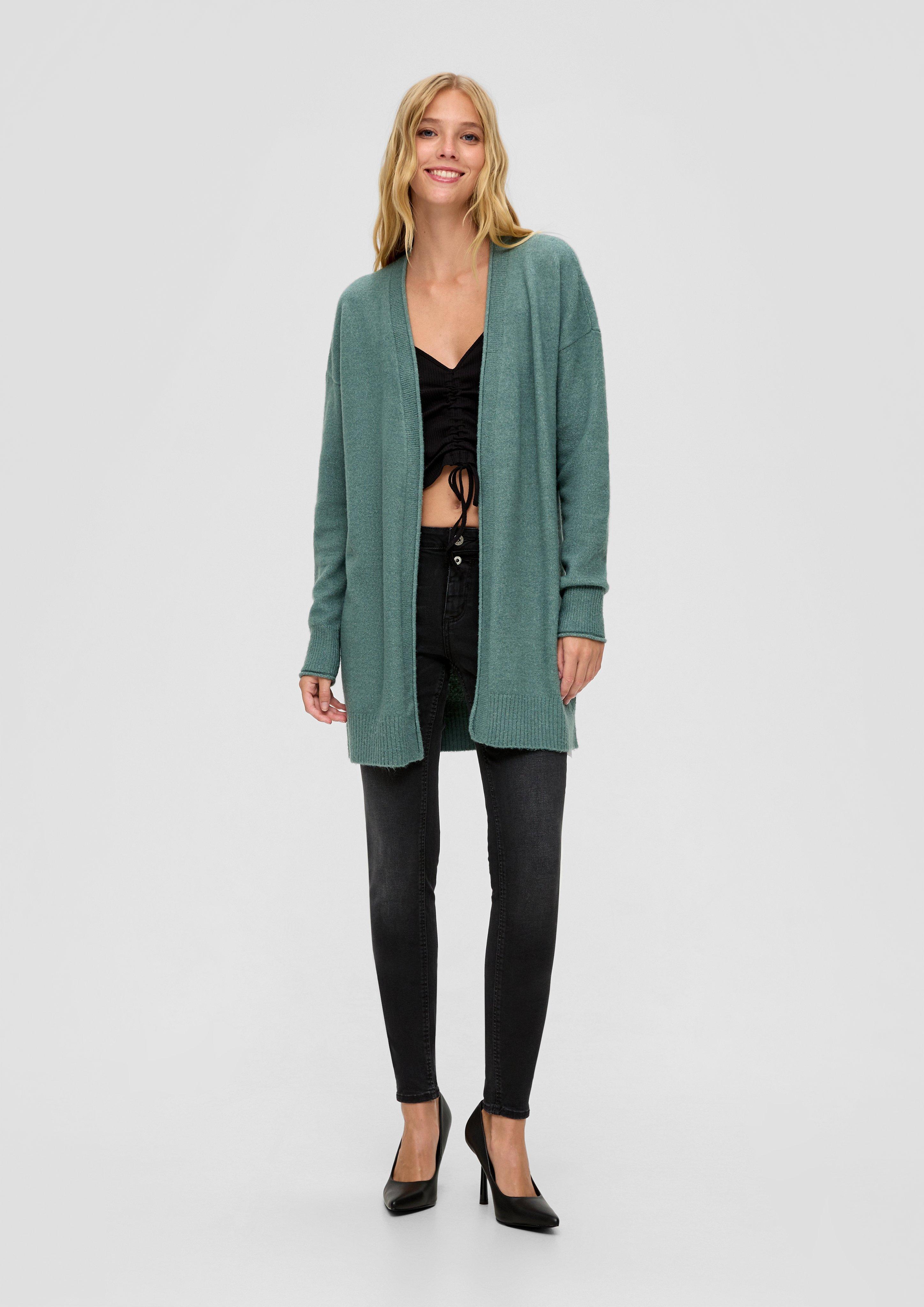Strickjacke mit Rollsäumen  2135389-65W0
