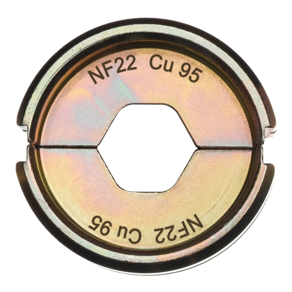 Accessoires Milwaukee 4932451738 NF22 Cu 95 Mâchoire de sertissage 95 mm² pour pince à sertir M18 HCCT-201C