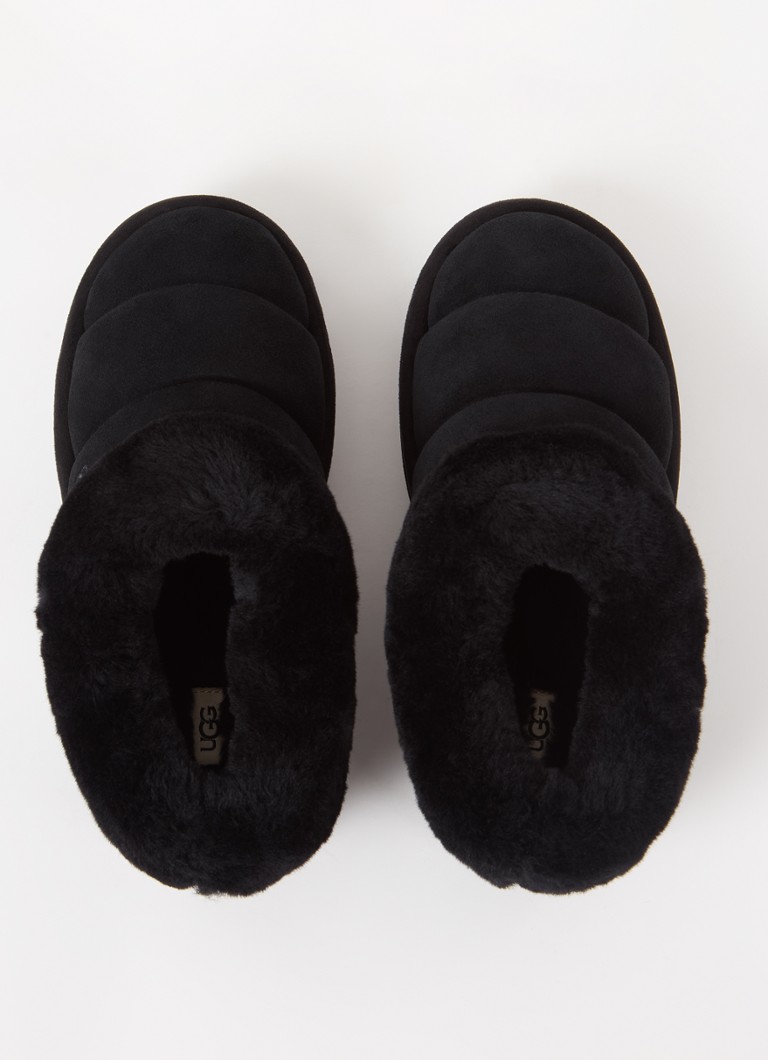 Mocasini UGG Tazzlita din piele întoarsă și piele de oaie.