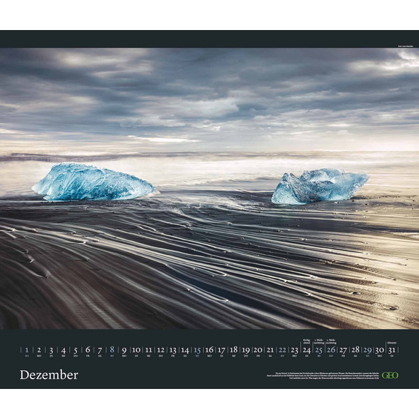 GEO EDITION: KRÄFTE DER NATUR 2024 - WAND-KALENDER - Kalender
