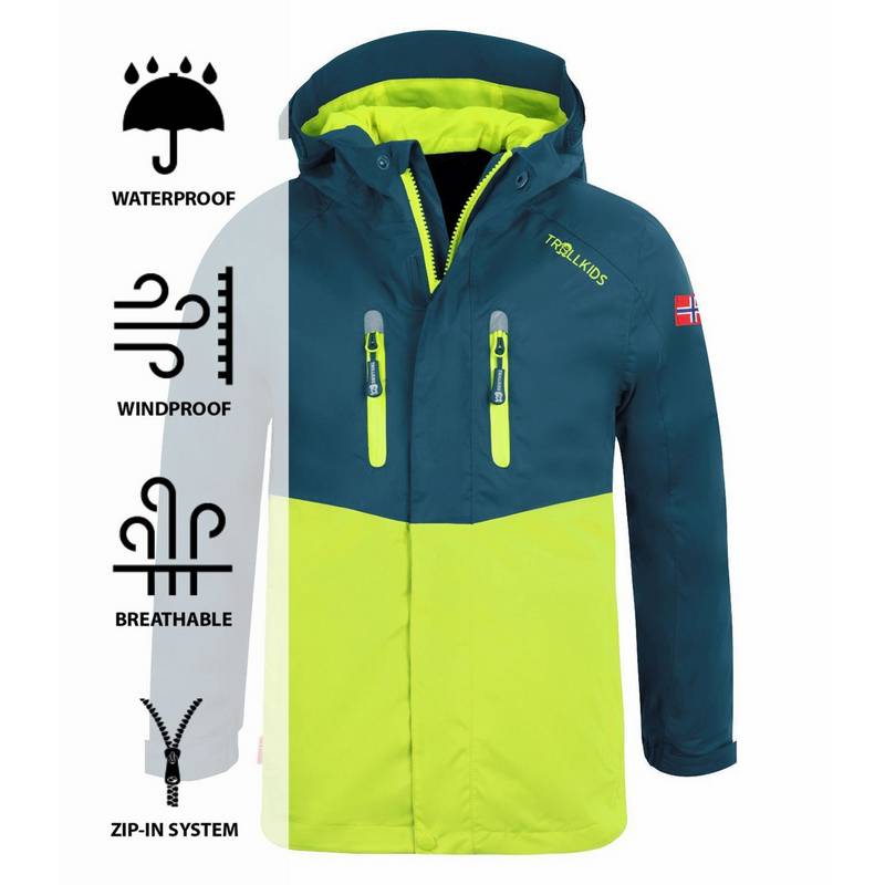 Trollkids Nusfjord Regenjacke Kinder