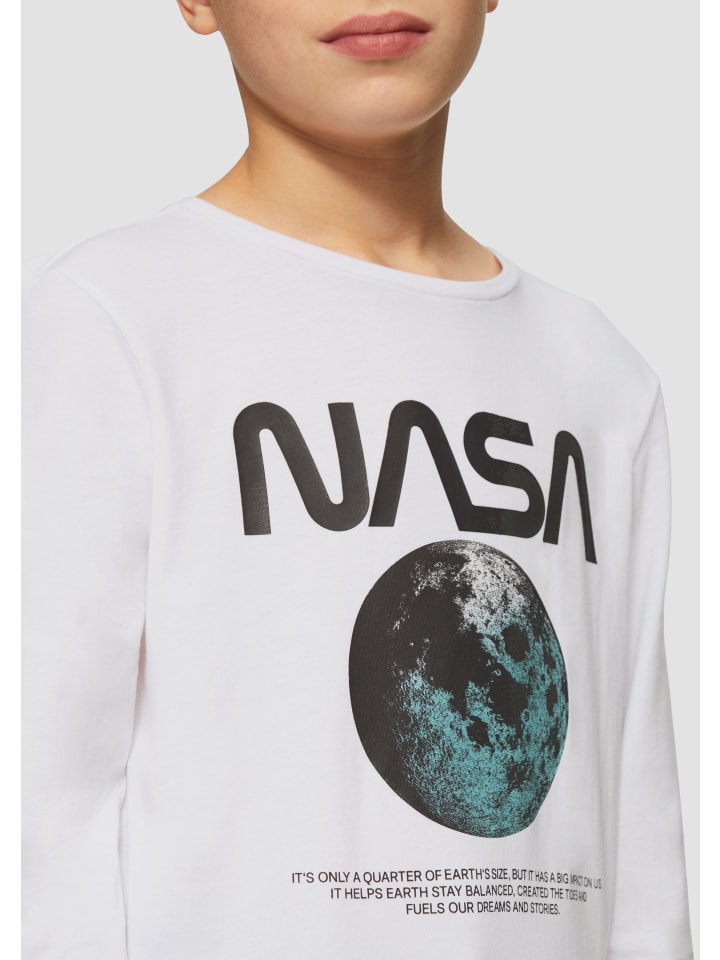 s.Oliver T-Shirt langarm in Weiß günstig kaufen