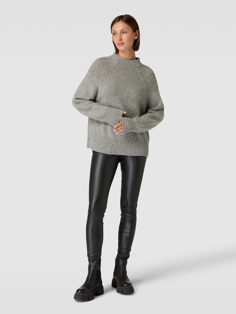 Leggings in Leder-Optik Modell 'Comano' in schwarz
