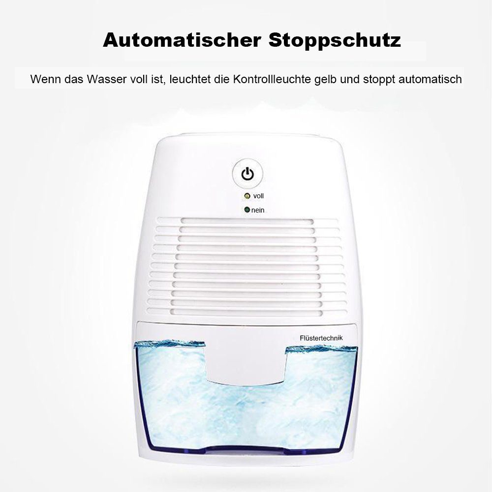 Yoyaxi Luftentfeuchter Kompakter Mini-Luftentfeuchter - Tragbar und energieeffizient, Tragbar und leicht zu transportieren